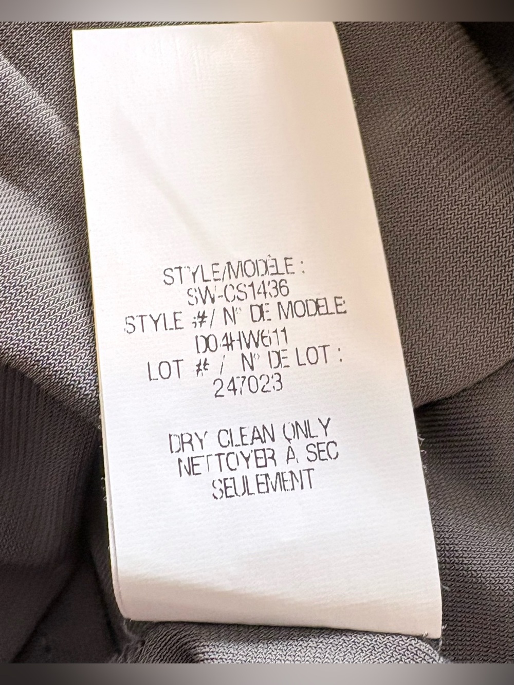 Helmut Lang Gray Sleeveless Maxi Dress Skirt - Picture 6 of 6